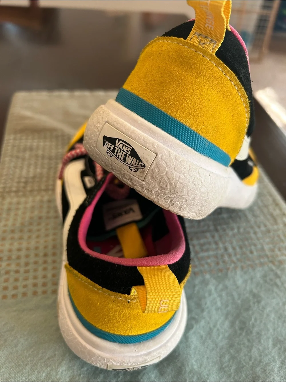 Vans Ultra Range Exo pink yellow black womens 7